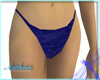 Blue Suede Bikini Bottom