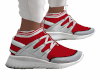 red sneakers