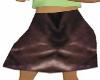 mid brown skirt