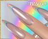 sweet rainbow nails