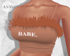 A! Babe Fur Top Nude