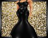 Black Demure PVC Gown