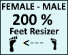 Feet Scaler 200%