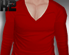 Vneck Shirt Red