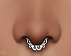sx Septum piercing