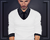 Sweater & Tie White