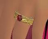 dainty ruby gold ring L