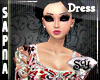 [SY]VelvetApplique dress