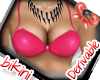 [R] DRV rosa bikini top