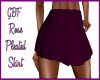 GBF~Rose Pleated Skirt