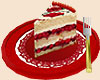 Slice of Vday Chery Cake