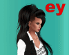 ey emo black hair
