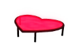 Heart Coffee Table Red