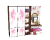 floral vanity shelf  set