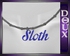 *D* Sloth Necklace
