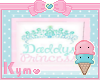 (K) Daddy Princess frame