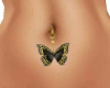 Belly pierce 6 butterfly