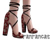 +heels red fleur