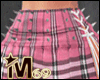 M69 Pink Plaid Skirt