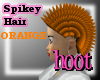 +h+ Spikey Hair - ORANGE
