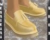 Shiny Yellow Loafers