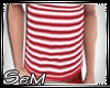 -S- Red White Tee