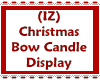 (IZ) X-Mas Bow Candle 