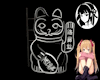 Neko neon sign animated