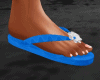 Blue Flip Flops DRV