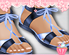 ! Blue Shades Sandals 