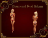 Diamond Red Bikini
