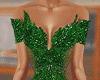 Green Mermaid Style Gown