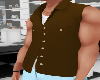H l Brown Sleeveless