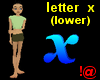 !@ Letter x (lower)