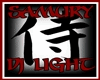 DJ Light Samurai Sign