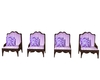 Purple Wedding Seats