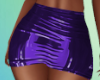 Renna-Purple Latex Skirt