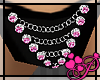 *P* Pink Silver Chains