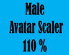 Male Avatar Scaler 110%