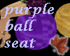 mac. Purple ball seat