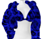 fur blue coat