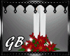 [GB]poinsetta candles