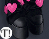 T! Black LoveHeart Boots