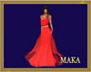[MK]Vestido rojo gown