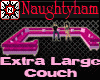 (N) Pink L Couch