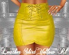 Leather Skirt Yellow Rl