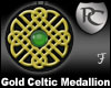 Gold Celtic Medallion