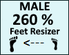 Feet Scaler 260%
