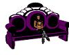 Black and Purple Couch