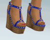 V. Blue Sandals